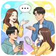 ไอคอนของโปรแกรม: 디어마이프렌즈 - AI 채팅 이성 친구찾기 고…