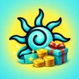 Icoon van programma: gift sun