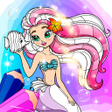 Icon of program: Mermaids Coloring Pages