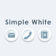 Programın simgesi: Simple White Wallpaper＆ic…