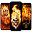 Icona del programma: Scary Skull Wallpaper