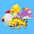 プログラムのアイコン：Kids Learning Animals: An…
