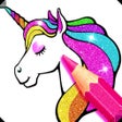 Ícone do programa: Rainbow Glitter Coloring …