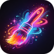 Biểu tượng của chương trình: Spark Paint - Neon Art