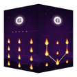 プログラムのアイコン：AppLock Live Theme Fire