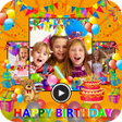 أيقونة البرنامج: Birthday Video Maker 2022