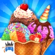 Rainbow Ice Cream Party -  Unicorn Dessert Food