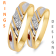 プログラムのアイコン：Ring Designs - Gold & Dia…