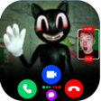 cartoon cat call  games icon