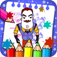 プログラムのアイコン：coloring: my neighbors ho…
