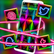 程序图标:Colorful Neon Launcher Th…