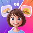 أيقونة البرنامج: This Or That Test: Fun Fi…