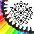 أيقونة البرنامج: Coloring Mandala Games