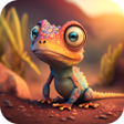 程序图标：Funny Lizard Live Wallpap…