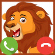 プログラムのアイコン：Fake Call Lion Game - Pra…