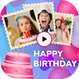 أيقونة البرنامج: Birthday Video Maker With…