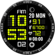 ALX07 LCD Digital Watch Face