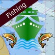 Иконка программы: Fishing GPS: Marine Navig…