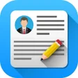 Resume Builder App Free - PDF icon