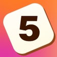 Ícone do programa: 5 Letter - Word search pu…