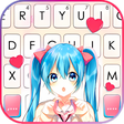 أيقونة البرنامج: Cute School Girl Keyboard…