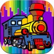 أيقونة البرنامج: Train Coloring Game for K…