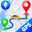 プログラムのアイコン：GPS Voice Navigation: Liv…