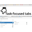 Task-focused browser tabs