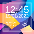 Ícone do programa: Minimal Clock Widget Them…