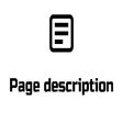 Icon of program: Page description