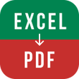 أيقونة البرنامج: Excel to PDF Converter