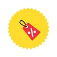Icoon van programma: Simple Discount Badge for…