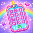 ไอคอนของโปรแกรม: Unicorn Phone for Kids Ga…