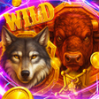ไอคอนของโปรแกรม: Bull vs Wolf: Spin Clash