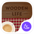 Icon of program: Wooden Life APUS theme