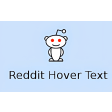 Reddit Hover Text
