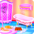 أيقونة البرنامج: Doll House Cleaning Decor…