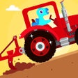 أيقونة البرنامج: Dinosaur Farm: Kids Truck…