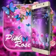 Pink Rose Launcher Theme