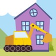ไอคอนของโปรแกรม: Baby games: Build a house