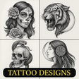 Ícone do programa: Minimalist Tattoo Design …