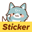 Korean Stickers Wolf  Animals