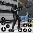 أيقونة البرنامج: Black Spider : Rope Hero …