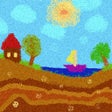 Programikonen: Colorful Sand Painting