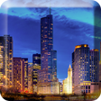 Icon of program: USA Night Live Wallpaper …