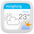 プログラムのアイコン：Concise white GOWeatherEX