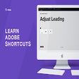 Adobe Shortcuts