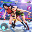 プログラムのアイコン：Girls wrestling fight gam…