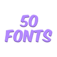 Programikon: Fonts Message Maker