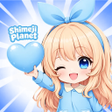 Icoon van programma: Shimeji Planet: Screen Pe…